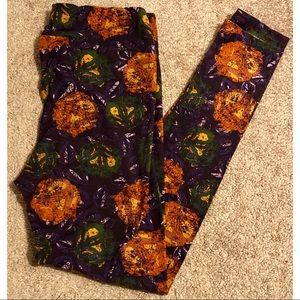 LulaRoe Floral Leggings Tall & Curvy